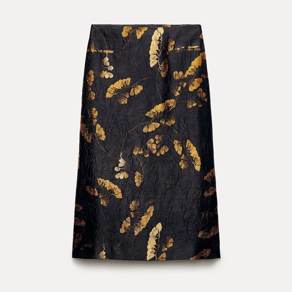 ZARA PRINTED SKIRT ZW COLLECTION - Picture 2 of 3
